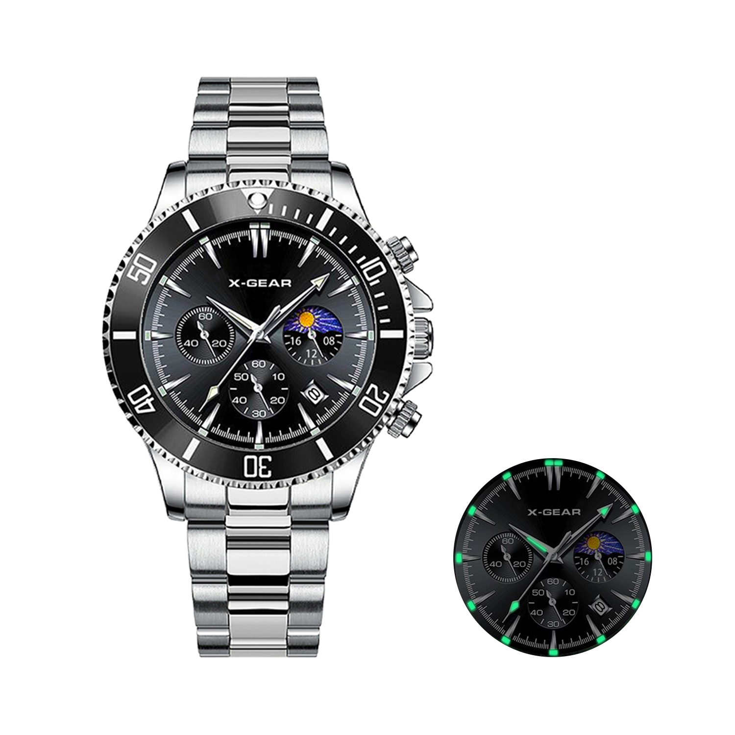 Smartwatch X - Zegarek męski X-GEAR Fashion Calendar, kwarcowy,