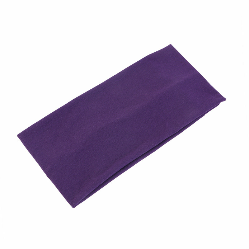 Milanaise Mesh Band - Jednokolorowa opaska na głowę unisex, elastyczna,