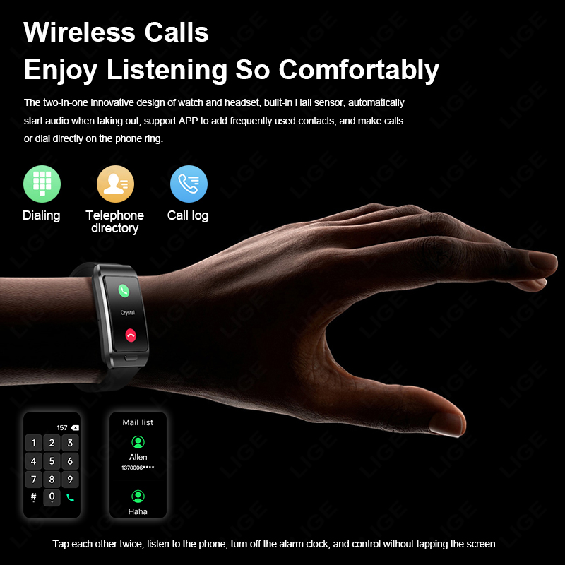 Słuchawki Bluetooth LIGE Smart – Smartwatch Headset recenzja i cena