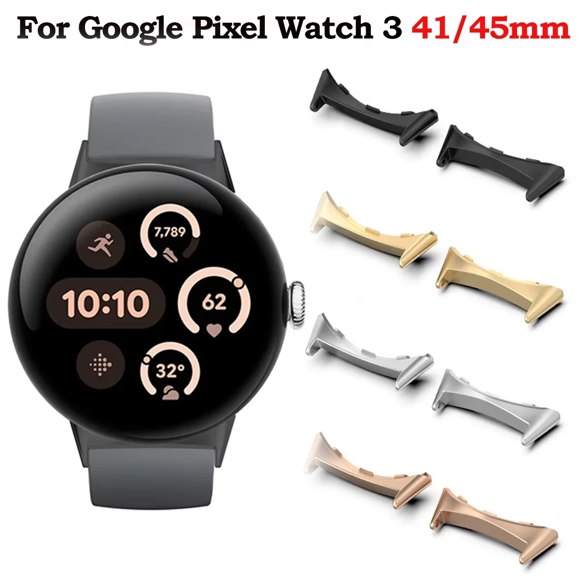 2 szt. Adapter złącza paska ze – Smartwatch Straps & Accessories recenzja i cena