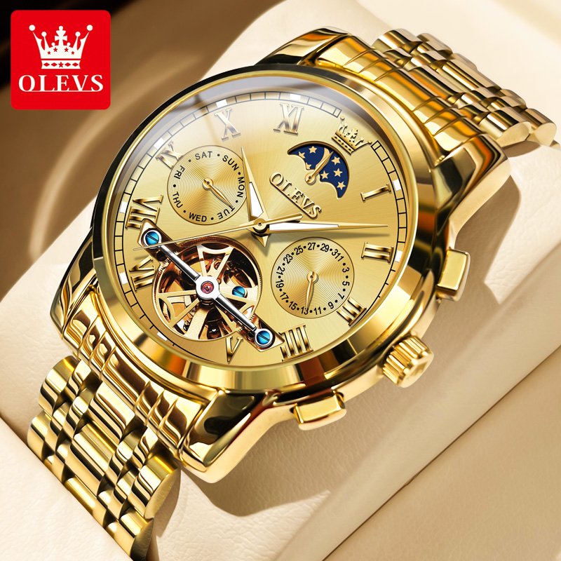 OLEVS 6617 Męski Klasyczny Zeg – Leather Classic Strap recenzja i cena