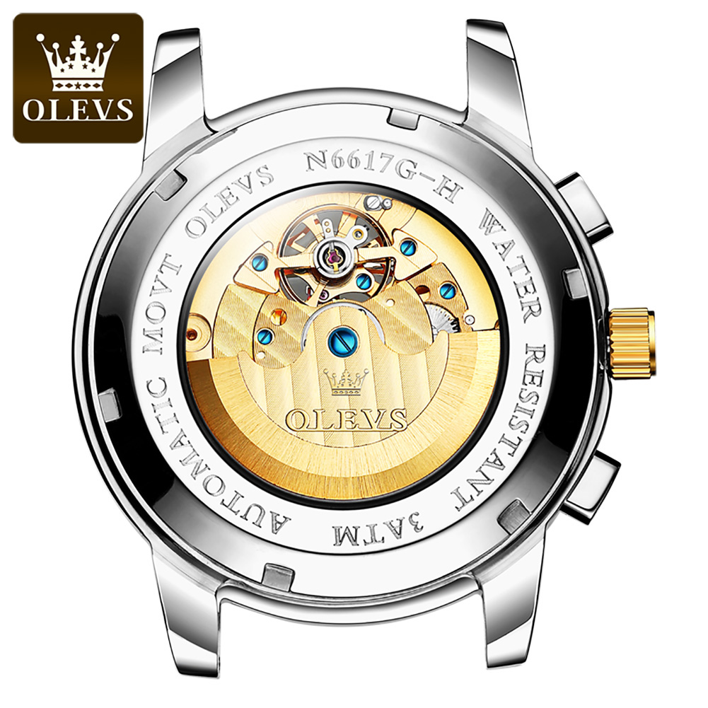 OLEVS 6617 Męski Klasyczny Zeg – Leather Classic Strap recenzja i cena