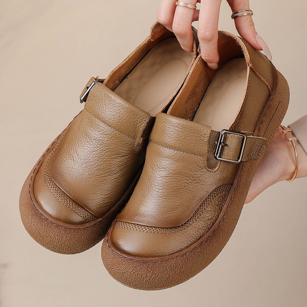 Damskie buty codzienne na wios – Leather Classic Strap recenzja i cena