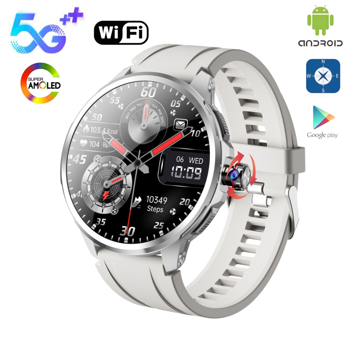 System Android 4G 5G LTE 1,95  – Smartwatch Instagram recenzja i cena